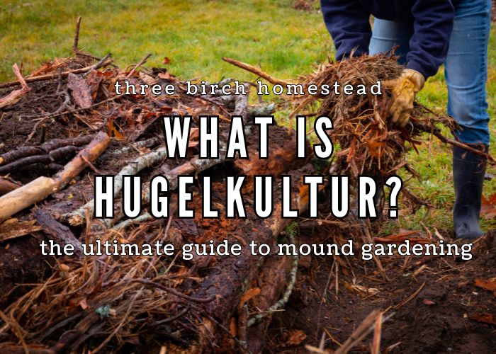 what is hugelkultur mound gardening